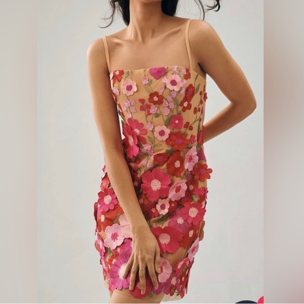 Helsi Hilda Fuschia Floral Dress Size M